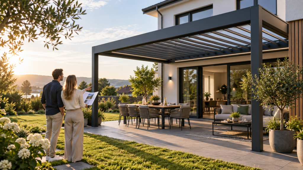 Welche Terrassenüberdachung